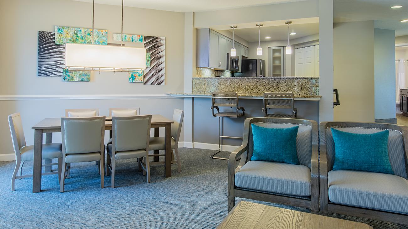 Living Room and Dining Room